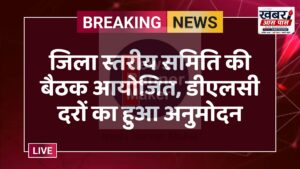 जिला स्तरीय समिति की बैठक आयोजित, डीएलसी दरों का हुआ अनुमोदन
