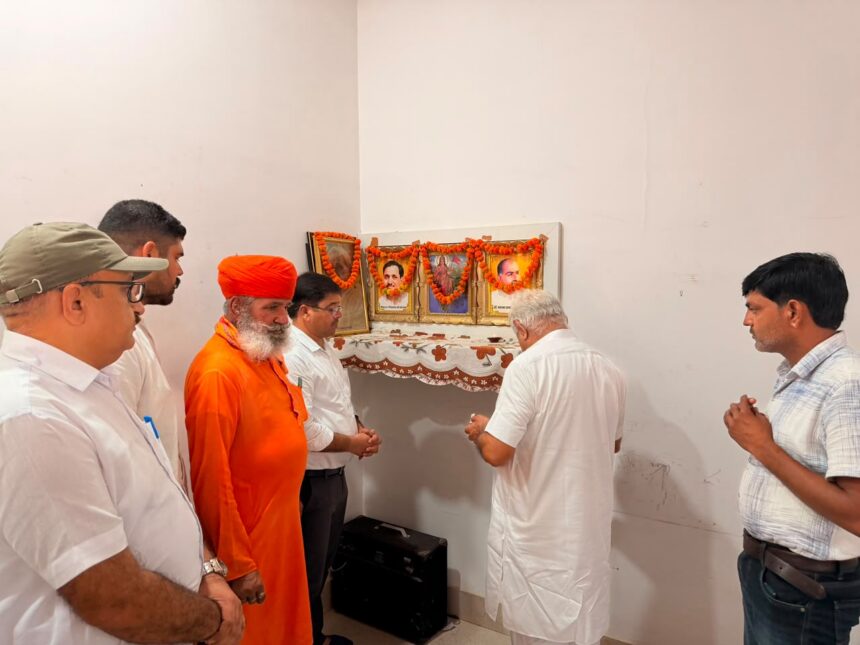 डॉ. श्यामा प्रसाद मुखर्जी जयंती पर भाजपा कार्यालय में श्रद्धांजलि, 'राष्ट्र प्रथम' के संकल्प को किया दोहराया