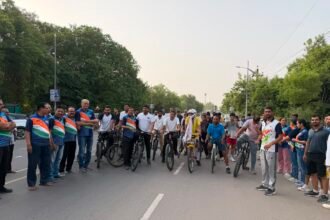 आईसीएआई के सहयोग से निकली फिटनेस की साइकिल रैली, ‘संडे ऑन साइकिल’ के 33वें एडिशन में 100 से अधिक प्रतिभागी शामिल
