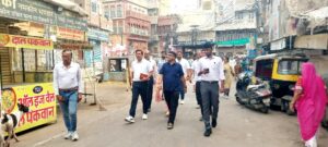 जिला कलेक्टर निशान्त जैन ने किया शहरी क्षेत्र का किया सघन निरीक्षण
