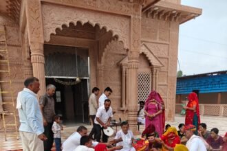 श्रीडूंगरगढ़ में वीर तेजाजी दशमी पर हवन-पूजन, अच्छी बारिश और सुख-समृद्धि की कामना