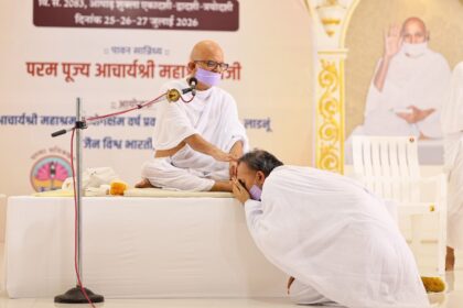 महातपस्वी महाश्रमण की महाघोषणा : मुख्यमुनि महावीर को बनाया युवाचार्य