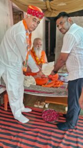 गुरु पूर्णिमा पर मुकाम धाम पहुंचे बोर्ड अध्यक्ष रामगोपाल सुथार, लिया संत आशीर्वाद