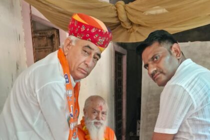 गुरु पूर्णिमा पर मुकाम धाम पहुंचे बोर्ड अध्यक्ष रामगोपाल सुथार, लिया संत आशीर्वाद