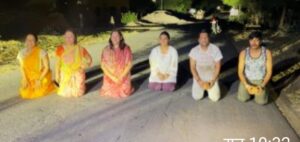 सम्पूर्ण भारत में प्रसिद्ध पुनरासर हनुमानजी मंदिर के पुजारी नीरज बोथरा ने अजनि माता मन्दिर से दण्ड वत पद यात्रा की 