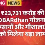 ₹23,731 करोड़ की GOBARdhan योजना से किसानों और गौशालाओं को मिलेगा बड़ा लाभ