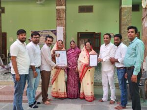 श्रीडूंगरगढ़ में 2 नेत्रदानी परिवारों का सम्मान, तेरापंथ युवक परिषद ने नेत्रदान के लिए किया प्रेरित
