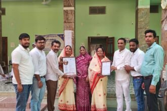 श्रीडूंगरगढ़ में 2 नेत्रदानी परिवारों का सम्मान, तेरापंथ युवक परिषद ने नेत्रदान के लिए किया प्रेरित