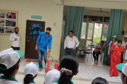 आरसेटी बीकानेर में अग्निशमन (फायर फाइटिंग) ड्रिल का आयोजन