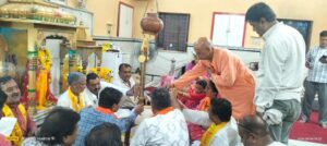 वंदे मातरम टीम द्वारा गोगा गेट सर्कल के पास जबरेश्वर महादेव मंदिर में रुद्राभिषेक का कार्यक्रम रखा गया