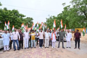 हर घर तिरंगा के संदेश के साथ निकली तिरंगा प्रभात फेरी, देशभक्ति के नारों से गूंजा श्रीडूंगरगढ़