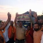 कावड़ियों का बीकानेर में भव्य स्वागत, 17 अगस्त को श्रीडूंगरगढ़ में होगा जलाभिषेक
