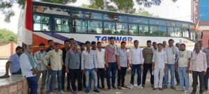 मुख्यमंत्री के स्वागत को श्रीडूंगरगढ़ से उमड़ा जनसैलाब, मेघासर के लिएविधायक सरस्वत क़े नेतृत्व में रवाना हुआ विशाल काफिला