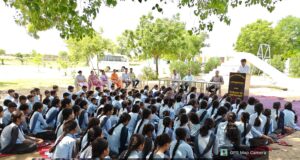 नशा मुक्ति, साइबर अपराध एवं पोक्सो एक्ट को लेकर विद्यार्थियों को किया जागरूक