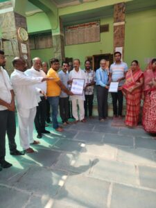 नेत्रदानी परिवार का सम्मान, सेवा विस्तार के लिए पेप मशीन भेंट करने की घोषणा