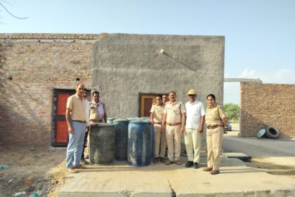 आबकारी विभाग का अभियान: 600 लीटर स्प्रिट बरामद, दर्ज किया अभियोग