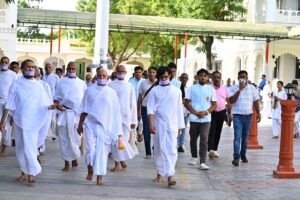श्रीडूंगरगढ़ तेयुप की युवा वाहिनी टीम ने जैन विश्व भारती लाडनूं में संभाली गुरुदेव की सेवा एवं व्यवस्था
