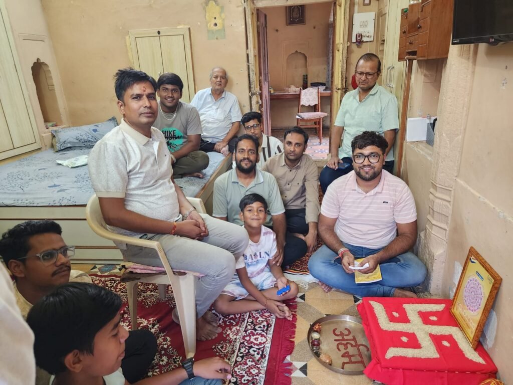 जैन संस्कार विधि से मनाया सभा मंत्री श्री प्रदीप पुगलिया का जन्मोत्सव
