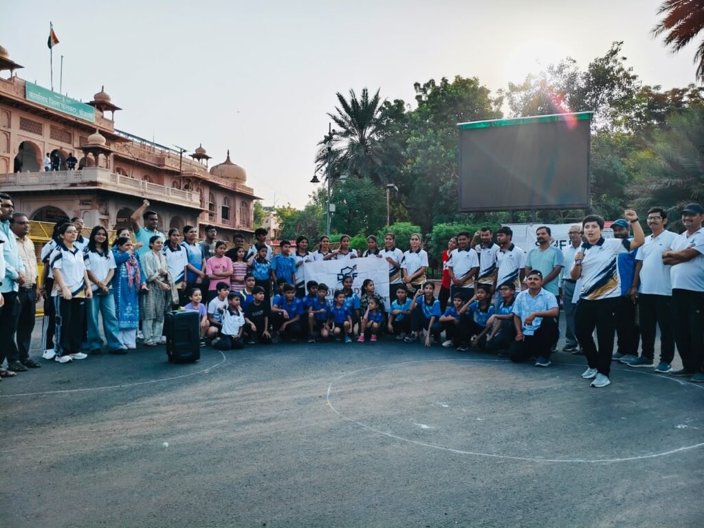 बच्चों की प्रतिभा, फिटनेस और मतदान जागरूकता का संदेश बना डीएसएफ संडे स्पोर्ट्स लैब