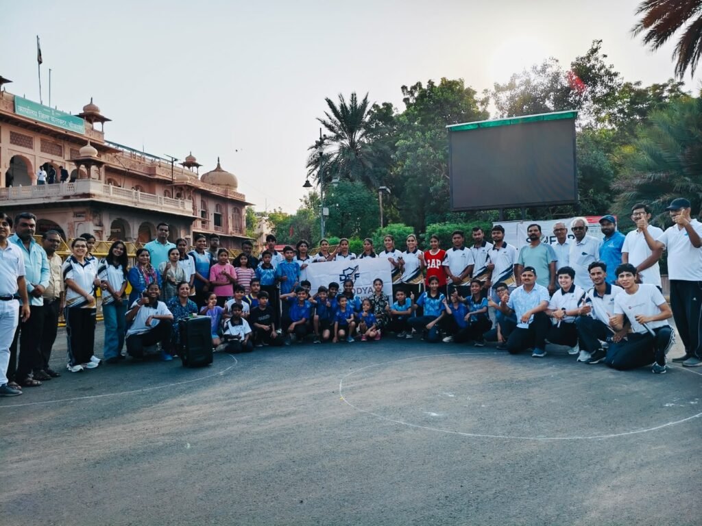 बच्चों की प्रतिभा, फिटनेस और मतदान जागरूकता का संदेश बना डीएसएफ संडे स्पोर्ट्स लैब