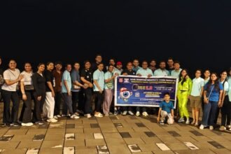 वर्ली प्रोमेनेड पर नेत्रदान जागरूकता के संदेश के साथ साइक्लोथॉन : तेयुप दक्षिण मुंबई