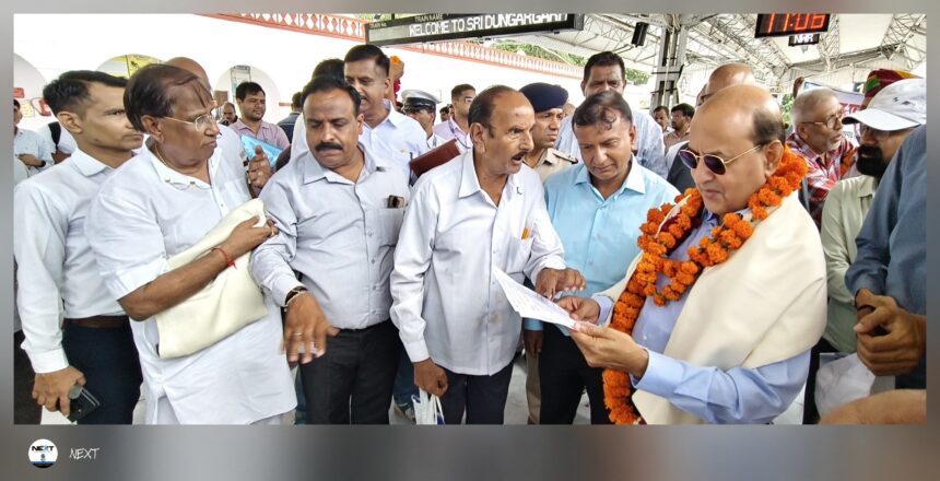 श्री पंकज शर्मा, महाप्रबंधक उत्तर पश्चिम रेलवे का बीकानेर मंडल का दौरा