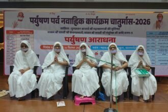 जाप दिवस पर गूंजा नवकार मंत्र, साधना से आत्मशुद्धि का संदेश : दक्षिण मुंबई 