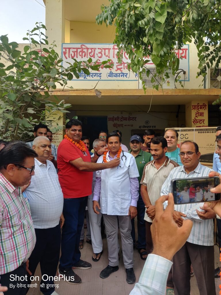 श्रीडूंगरगढ़ उपजिला अस्पताल को भेंट किए 12 एसी, मरीजों को मिलेगी गर्मी से राहत