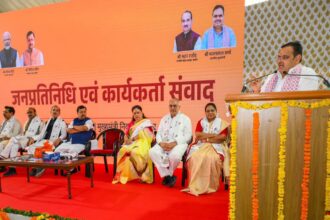 भाजपा के राष्ट्रीय अध्यक्ष नितिन नबीन का जयपुर में, CMR में मुख्यमंत्री की अगुवाई में भव्य स्वागत