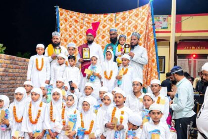 मदरसा फैजाने कादरी के बच्चों ने बिखेरी प्रतिभा की रोशनी