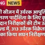 रबी सीजन में उर्वरक आपूर्ति व वितरण पार्दर्शिता के लिए कृषि आदान निरीक्षकों की टीम उतरी फील्ड में, 313 उर्वरक विक्रेताओं का किया सघन निरीक्षण