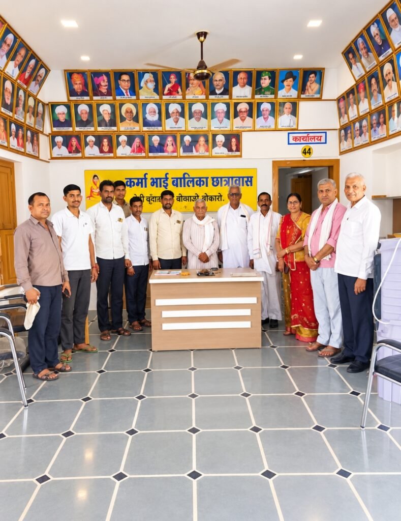 श्रीडूंगरगढ़ में संत कर्मा बाई बालिका छात्रावास के पाण्डु पोल निर्माण के लिए गोदारा परिवार ने 3.51 लाख रुपये देने की घोषणा की
