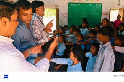 राष्ट्रीय बाल स्वास्थ्य कार्यक्रम की टीम ने विद्यार्थियों को दिलाई ‘नशे को ना कहिए’ की शपथ
