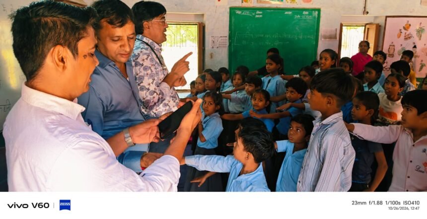 राष्ट्रीय बाल स्वास्थ्य कार्यक्रम की टीम ने विद्यार्थियों को दिलाई ‘नशे को ना कहिए’ की शपथ